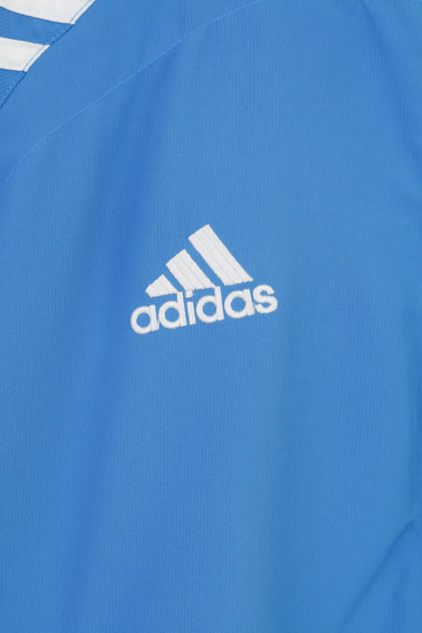 Archive Adidas Track Jacket | 90s-Era Color Block Shell | Blue | Men's M / L