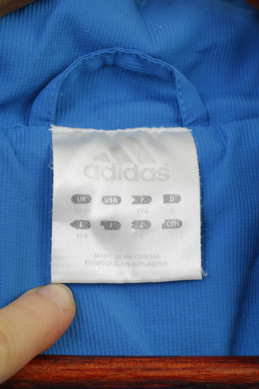 Archive Adidas Track Jacket | 90s-Era Color Block Shell | Blue | Men's M / L