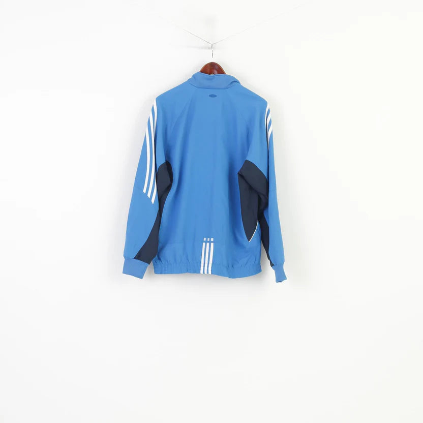Archive Adidas Track Jacket | 90s-Era Color Block Shell | Blue | Men's M / L