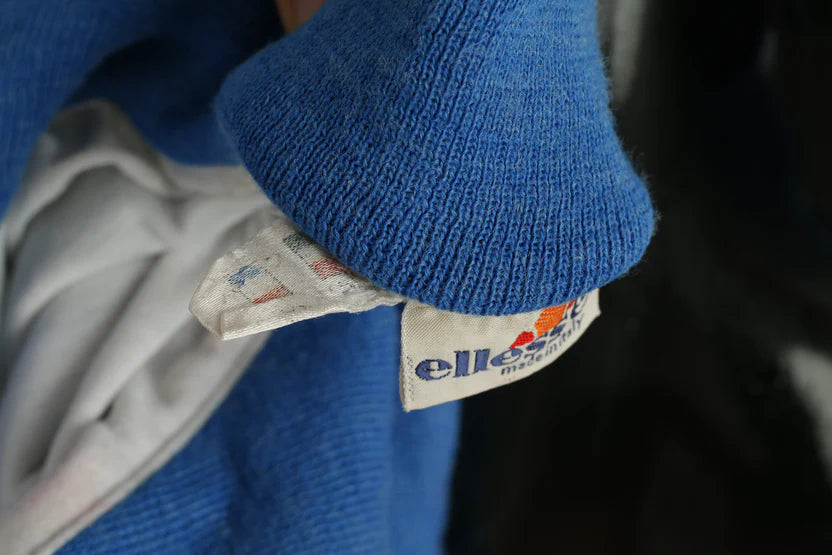 Vintage Ellesse Italy Anorak Windbreaker |  L / XL | 80s Sportswear Engineering
