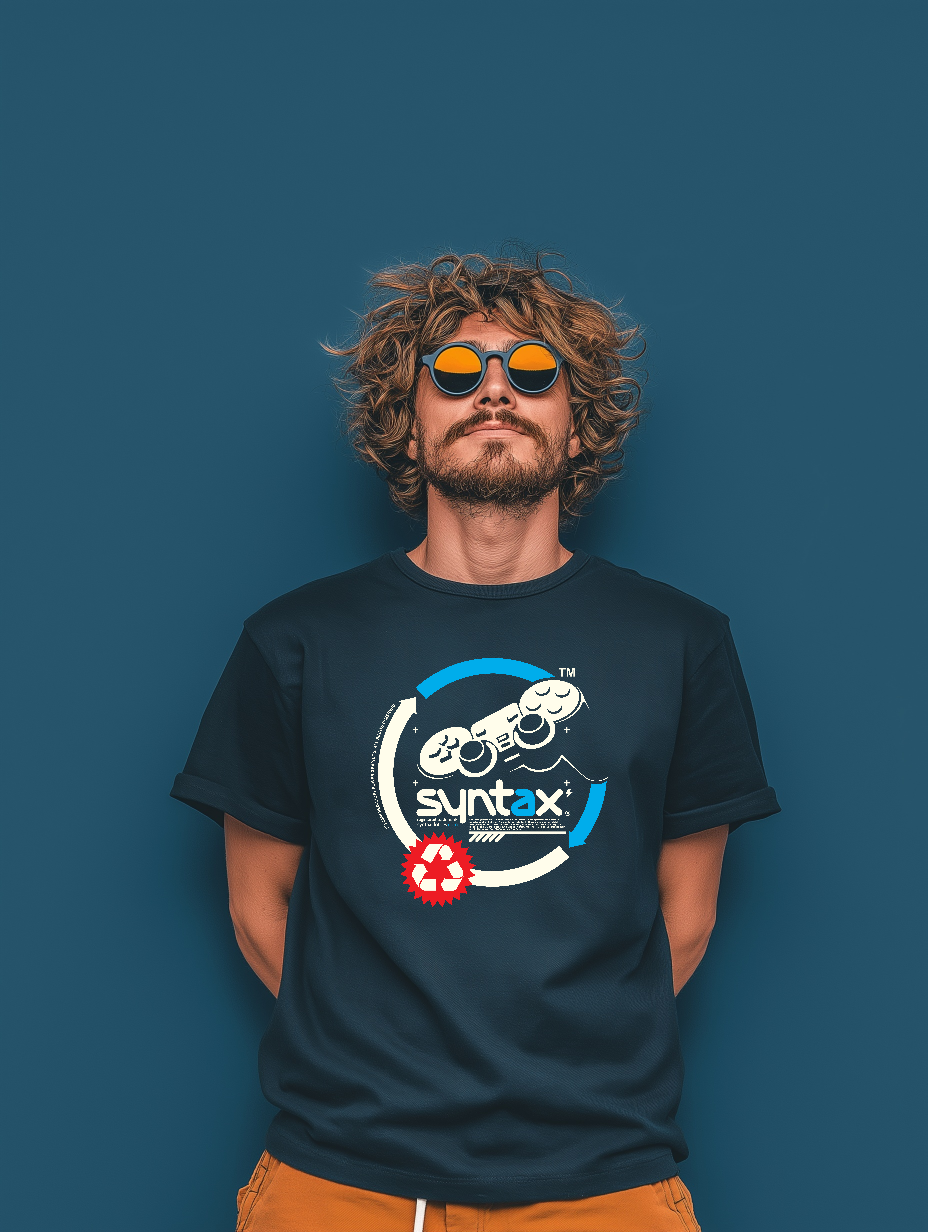 Syntax Gamepad Recycle - Organic Cotton Unisex T-Shirt